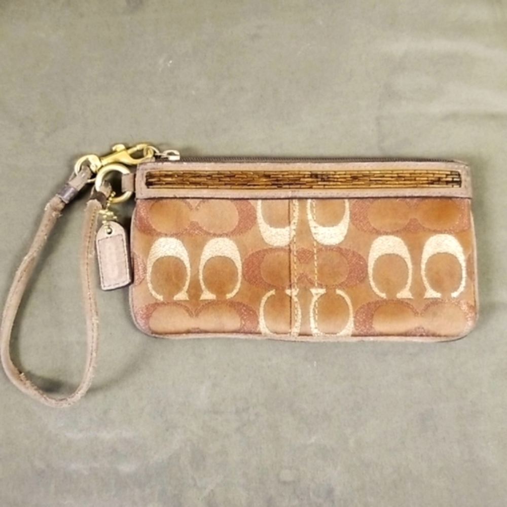 Small Coach Wristlet